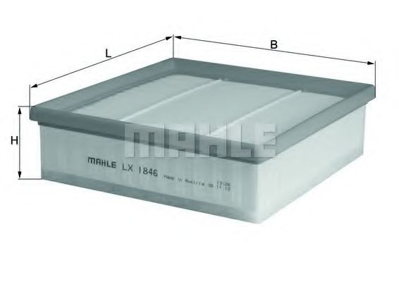 Воздушный фильтр KNECHT/MAHLE LX 1846