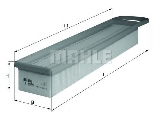 Воздушный фильтр KNECHT/MAHLE LX 1969
