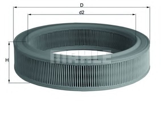 Воздушный фильтр KNECHT/MAHLE LX 568