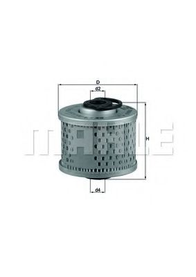 Топливный фильтр KNECHT/MAHLE KX 34