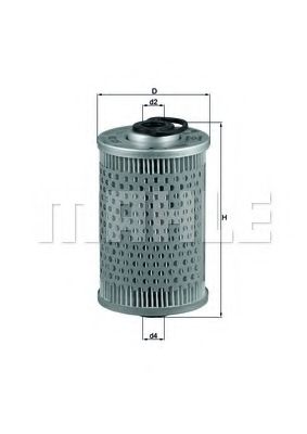 Топливный фильтр KNECHT/MAHLE KX 35