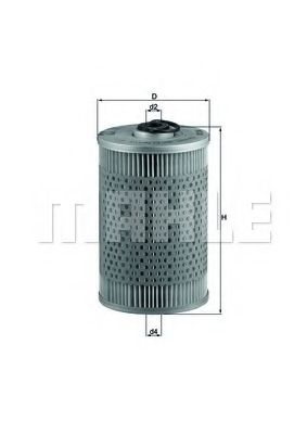 Топливный фильтр KNECHT/MAHLE KX 36D