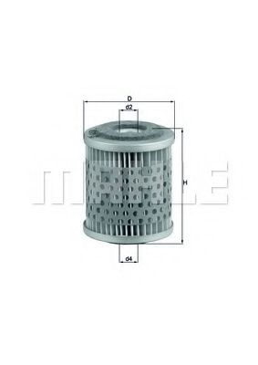 Топливный фильтр KNECHT/MAHLE KX 38