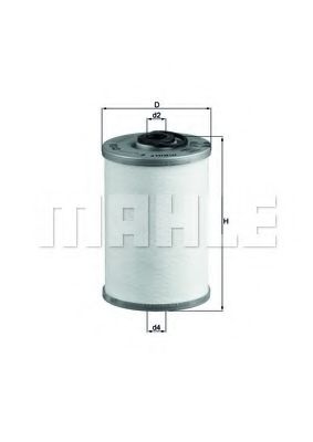 Топливный фильтр KNECHT/MAHLE KX 43
