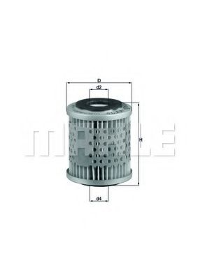 Топливный фильтр KNECHT/MAHLE KX 76D
