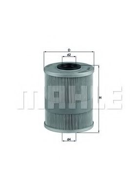 Топливный фильтр KNECHT/MAHLE KX 78D