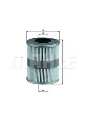 Топливный фильтр KNECHT/MAHLE KX 206D