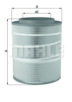 Воздушный фильтр KNECHT/MAHLE LX 3141