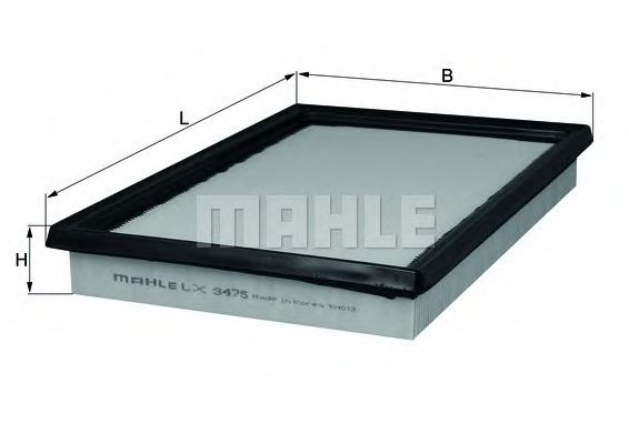 Воздушный фильтр KNECHT/MAHLE LX 3475