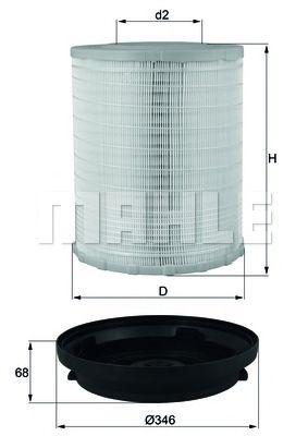 Воздушный фильтр KNECHT/MAHLE LX 3480 KIT