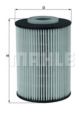 Топливный фильтр KNECHT/MAHLE KX 393D