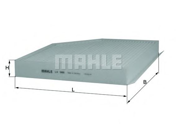 Фильтр салона KNECHT/MAHLE LA 386