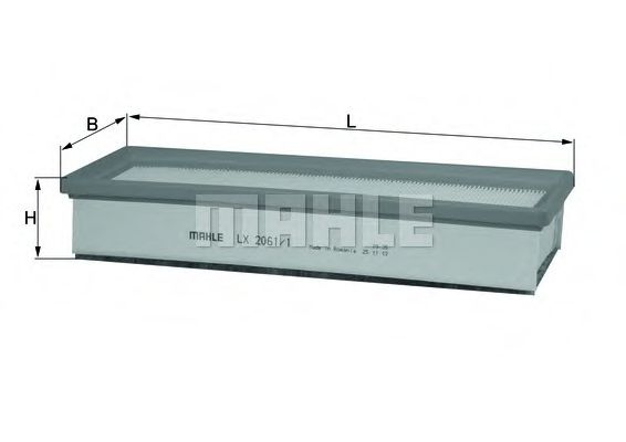 Воздушный фильтр KNECHT/MAHLE LX 2061/1