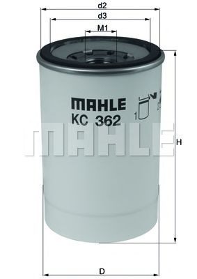 Топливный фильтр KNECHT/MAHLE KC 362D
