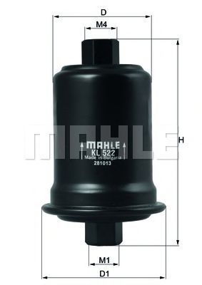 Топливный фильтр KNECHT/MAHLE KL 522