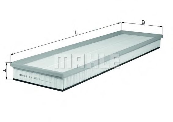 Воздушный фильтр KNECHT/MAHLE LX 467/1