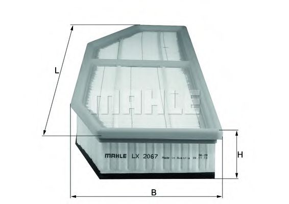 Воздушный фильтр KNECHT/MAHLE LX 2067