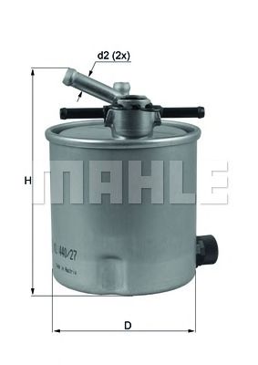 Топливный фильтр KNECHT/MAHLE KL 440/27