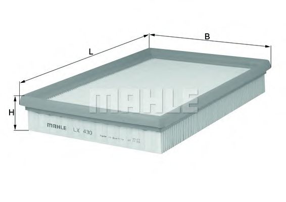 Воздушный фильтр KNECHT/MAHLE LX 430