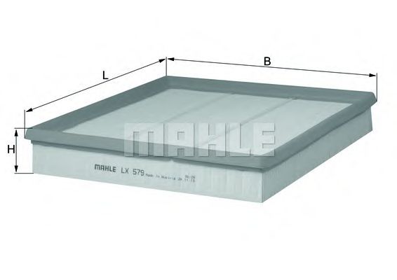 Воздушный фильтр KNECHT/MAHLE LX 579