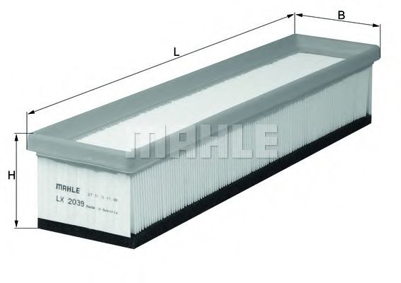 Воздушный фильтр KNECHT/MAHLE LX 2039