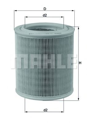 Воздушный фильтр KNECHT/MAHLE LX 706