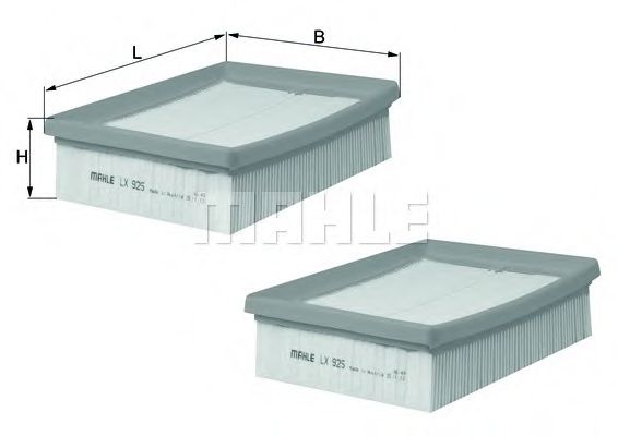Воздушный фильтр KNECHT/MAHLE LX 925/S