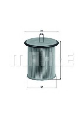 Топливный фильтр KNECHT/MAHLE KX 74