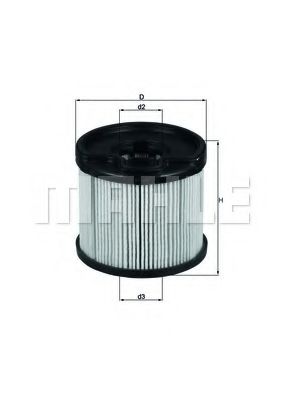 Топливный фильтр KNECHT/MAHLE KX 87D