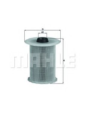 Топливный фильтр KNECHT/MAHLE KX 183D