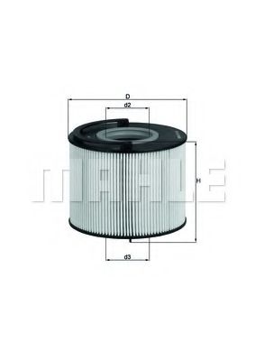 Топливный фильтр KNECHT/MAHLE KX 192D