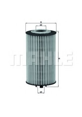 Масляный фильтр KNECHT/MAHLE OX 401D
