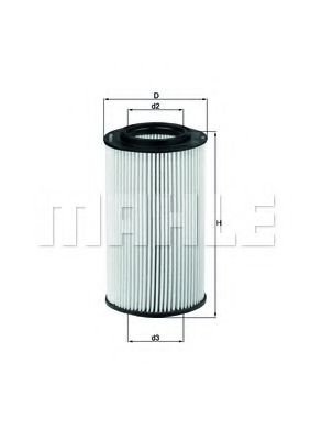 Масляный фильтр KNECHT/MAHLE OX 773D