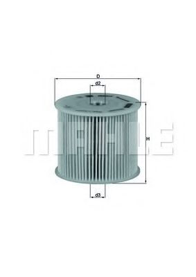 Топливный фильтр KNECHT/MAHLE KX 85D