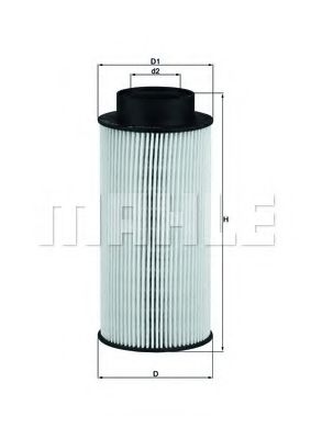 Топливный фильтр KNECHT/MAHLE KX 182/1D