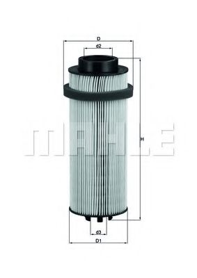 Топливный фильтр KNECHT/MAHLE KX 261D