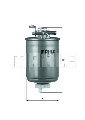 Топливный фильтр KNECHT/MAHLE KL 103