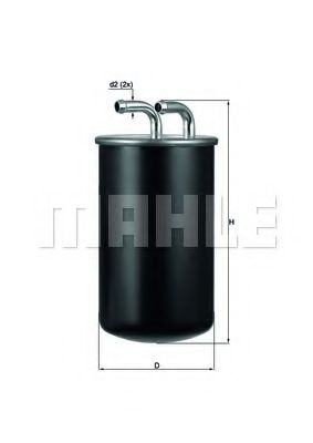 Топливный фильтр KNECHT/MAHLE KL 737