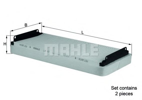 Фильтр салона KNECHT/MAHLE LA 47/S