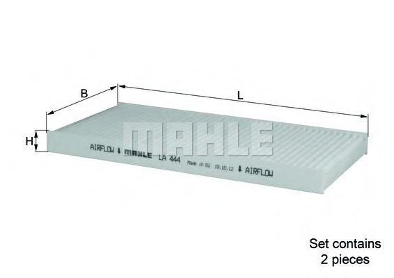 Фильтр салона KNECHT/MAHLE LA 444/S