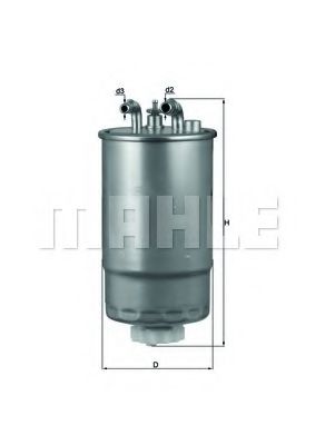 Топливный фильтр KNECHT/MAHLE KL 568
