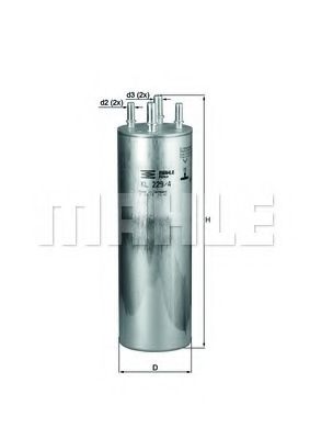 Топливный фильтр KNECHT/MAHLE KL 229/4