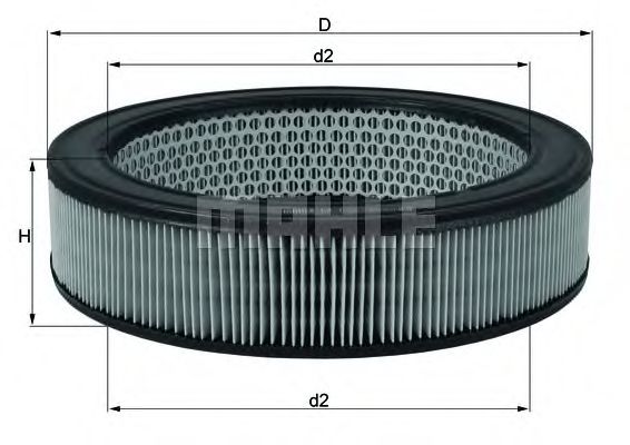 Воздушный фильтр KNECHT/MAHLE LX 1