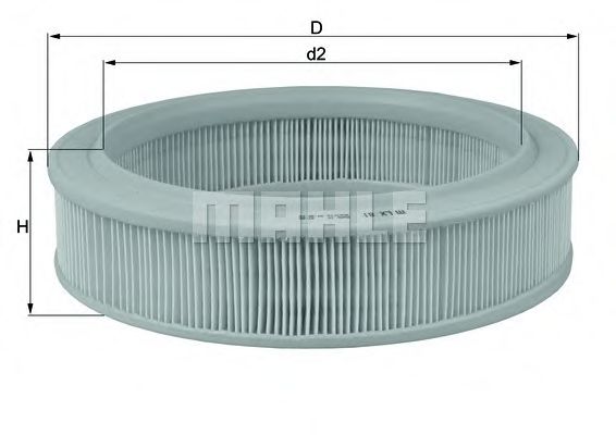 Воздушный фильтр KNECHT/MAHLE LX 81