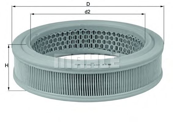 Воздушный фильтр KNECHT/MAHLE LX 157