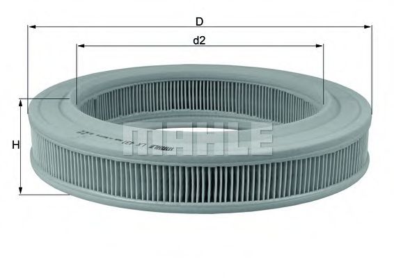 Воздушный фильтр KNECHT/MAHLE LX 431