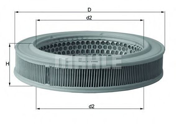 Воздушный фильтр KNECHT/MAHLE LX 552