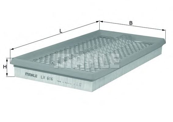 Воздушный фильтр KNECHT/MAHLE LX 616