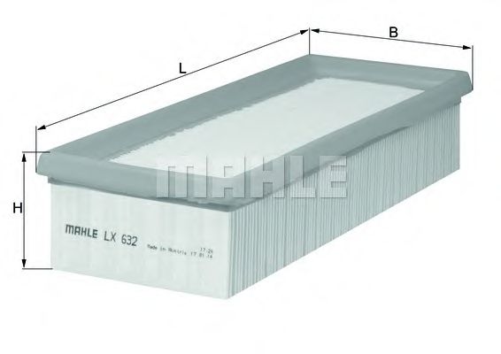 Воздушный фильтр KNECHT/MAHLE LX 632
