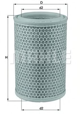 Воздушный фильтр KNECHT/MAHLE LX 660